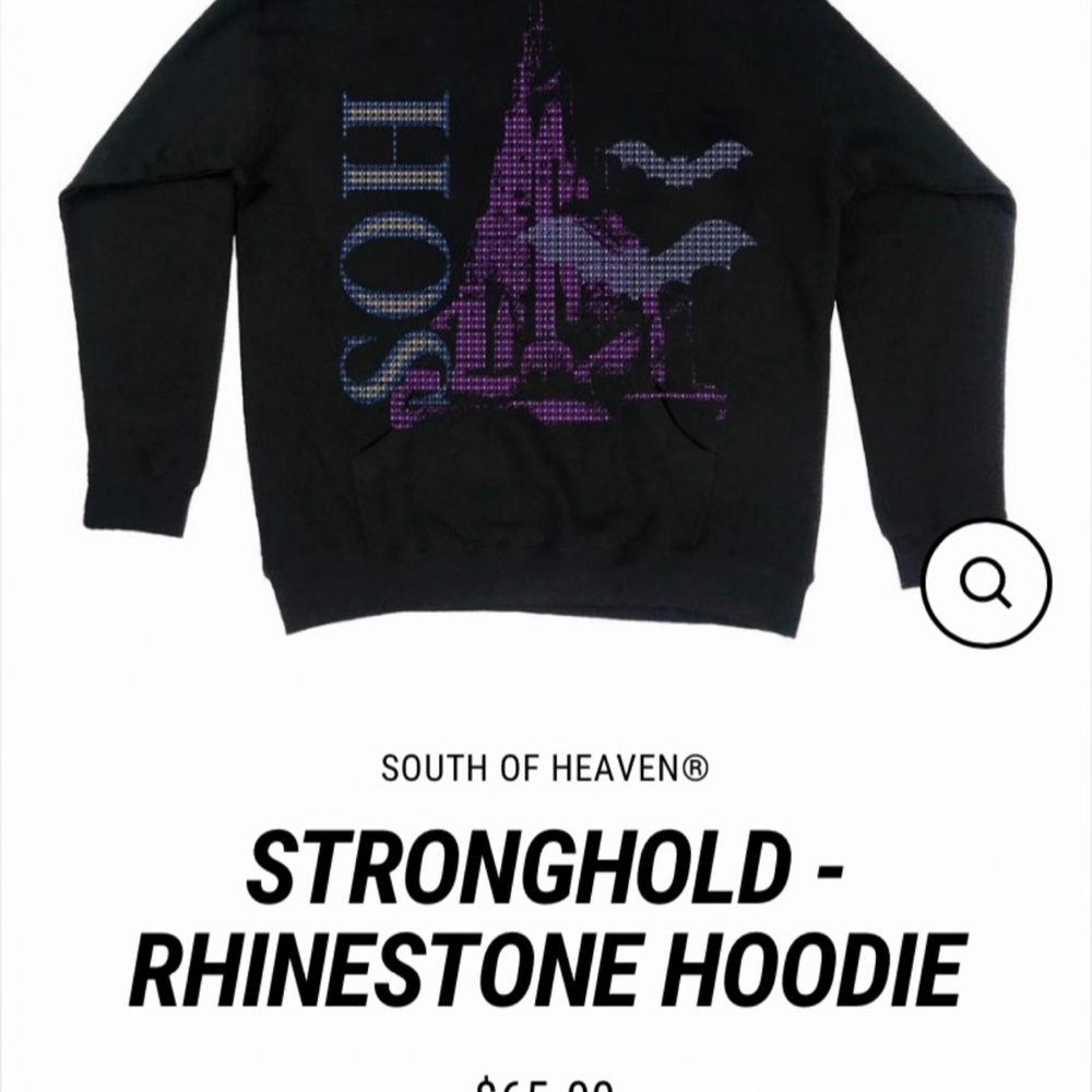 South of Heaven Rhinestone Hoodie